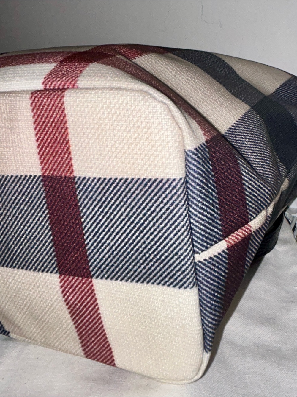 Blue Label Crest bridge (Burberry) Tote Bag with Cherry Charm. Like New! - Picture 10 of 14